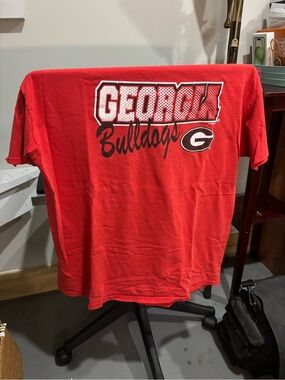 🏆BOGO Georgia Bulldogs UGA / GA Red Graphic Tee XL Fun